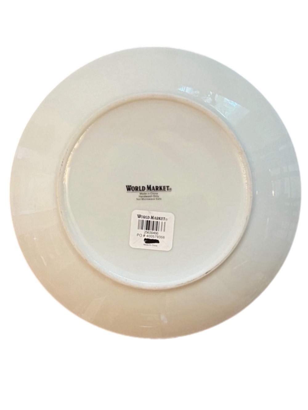 World Market THANKFUL Decorative Ivory Ceramic Plate NWT - Picture 7 of 14